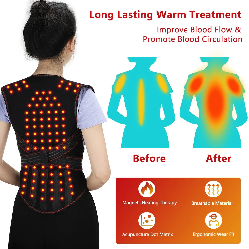 Self-heating Back, Shoulder Pain Relief Vest